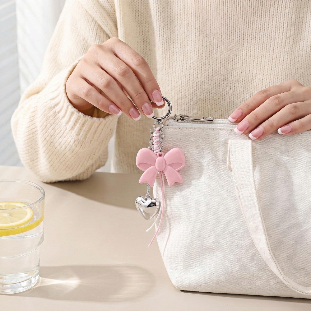 fashionable versatile miu series acrylic bow heart ccb star gift keychain bag pendant wholesale fashionable versatile miu series acrylic bow heart ccb star gift keychain bag pendant wholesale