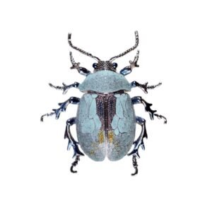 boxinyun trendy beetle brooch is a european and american light luxury exquisite high end personalized clothing accessory, cross border bestseller