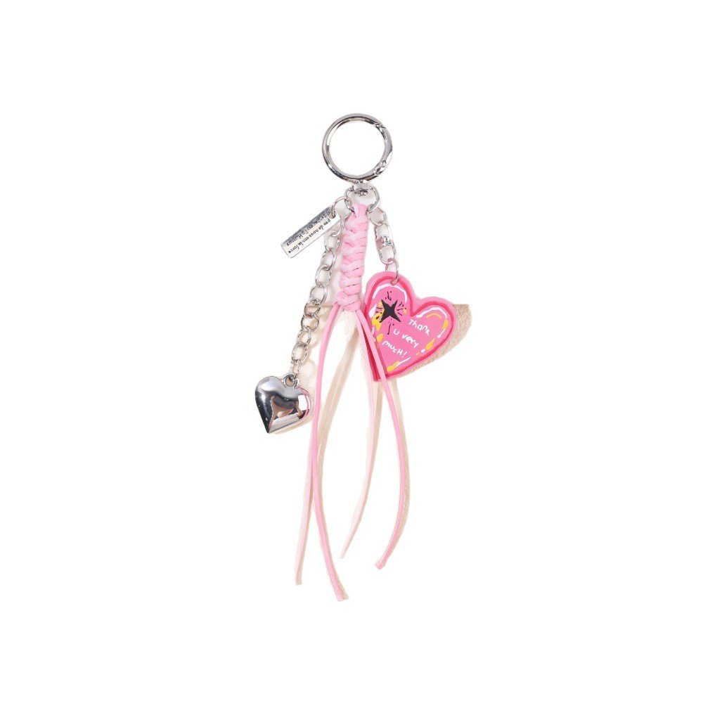 new sweet style heart shaped keychain acrylic letter tassel decorative bag pendant creative pendant wholesale new sweet style heart shaped keychain acrylic letter tassel decorative bag pendant creative pendant wholesale