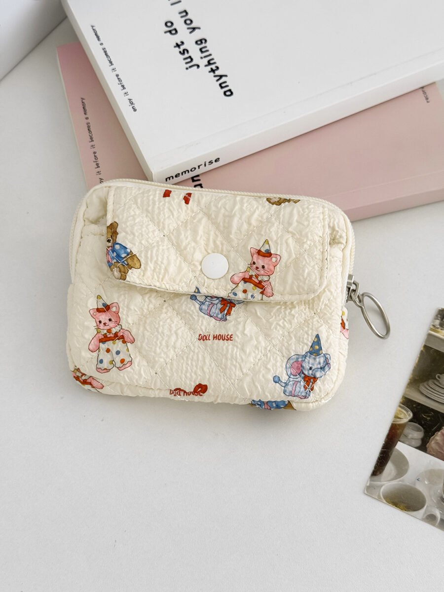 cross border hidden coin purse cute cartoon print portable multifunctional lipstick id coin key storage pouch cross border hidden coin purse cute cartoon print portable multifunctional lipstick id coin key storage pouch