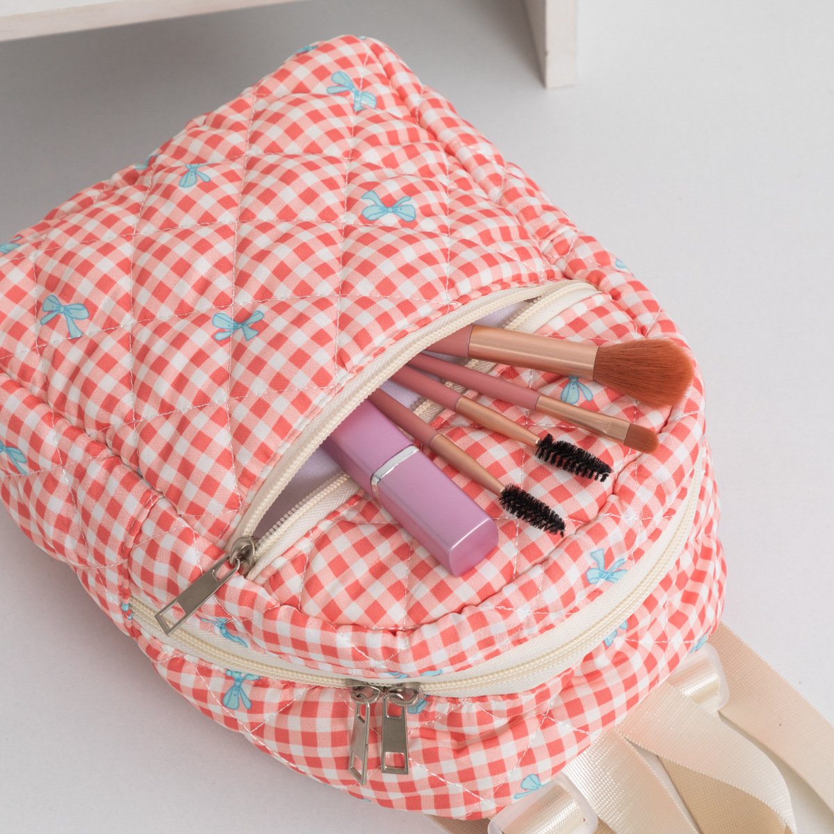 new school bag for men and women, ins style, large capacity student backpack, embroidered bow, sweet girl's lightweight backpack new school bag for men and women, ins style, large capacity student backpack, embroidered bow, sweet girl's lightweight backpack