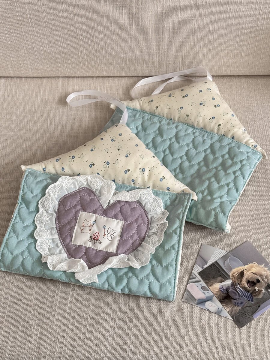 cross border lace heart tissue bag, sweet korean floral tissue bag, dormitory bedroom hanging portable tissue box cross border lace heart tissue bag, sweet korean floral tissue bag, dormitory bedroom hanging portable tissue box