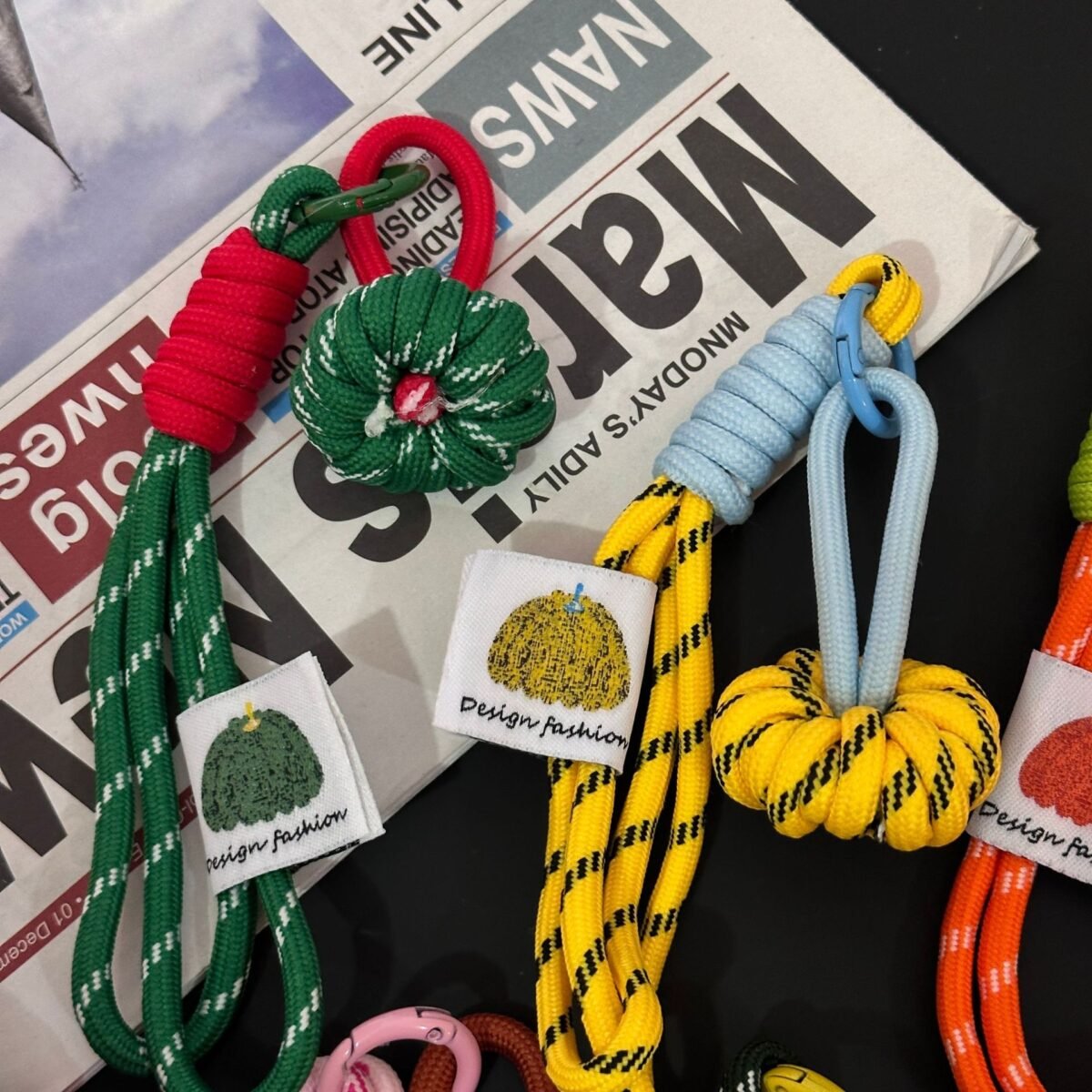 new color blocking korean woven lanyard sporty miu bag pendant pendant accessory for women's ins keychain accessory new color blocking korean woven lanyard sporty miu bag pendant pendant accessory for women's ins keychain accessory