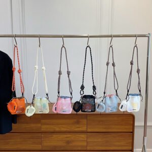 cross border korean bestseller mesh hollow out small crossbody bag 2026 new summer fashion single shoulder bag phone bag for women