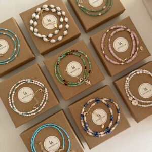 bohemian shell beads, turquoise beaded pearl necklaces, accessories, women's light luxury, niche clavicle chains, high end necklaces