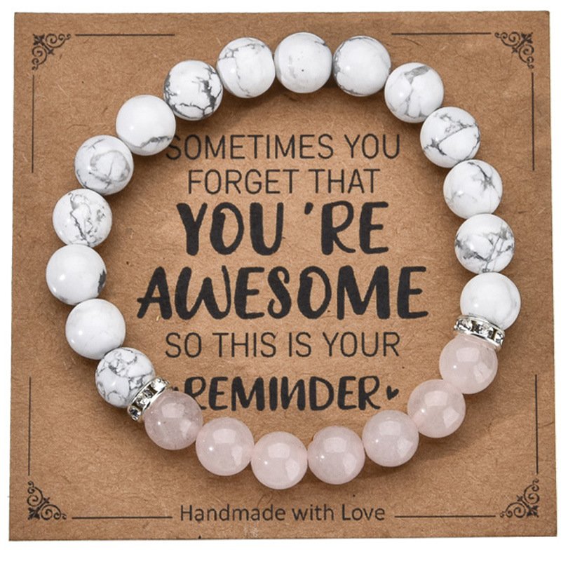 new product 8mm shoushan stone powder zebra love bracelet imitation pearl bracelet green pink crystal bracelet cross border amazon new product 8mm shoushan stone powder zebra love bracelet imitation pearl bracelet green pink crystal bracelet cross border amazon
