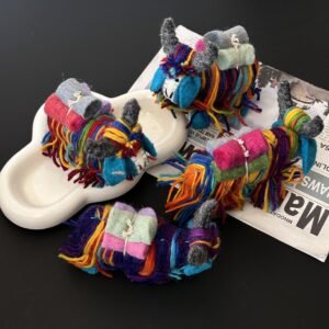 new pure handmade wool felt ornaments, colorful yak interior decorations, storage racks, bookcases, desktop decorations