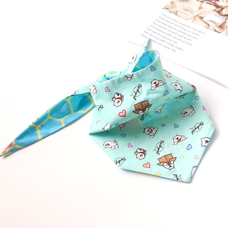 pet triangular bib, dog bib photo towel, pet supplies, digital print, pure cotton double layer triangular bib, bib pouch pet triangular bib, dog bib photo towel, pet supplies, digital print, pure cotton double layer triangular bib, bib pouch