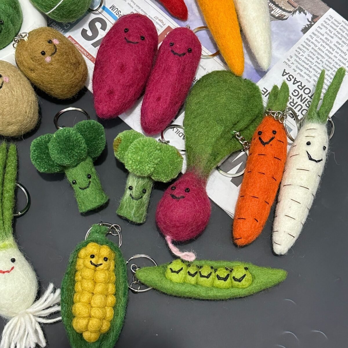 pure handmade wool felt finished pendant pendant vegetable and fruit collection miu series keychain pendant accessories and accessories pure handmade wool felt finished pendant pendant vegetable and fruit collection miu series keychain pendant accessories and accessories