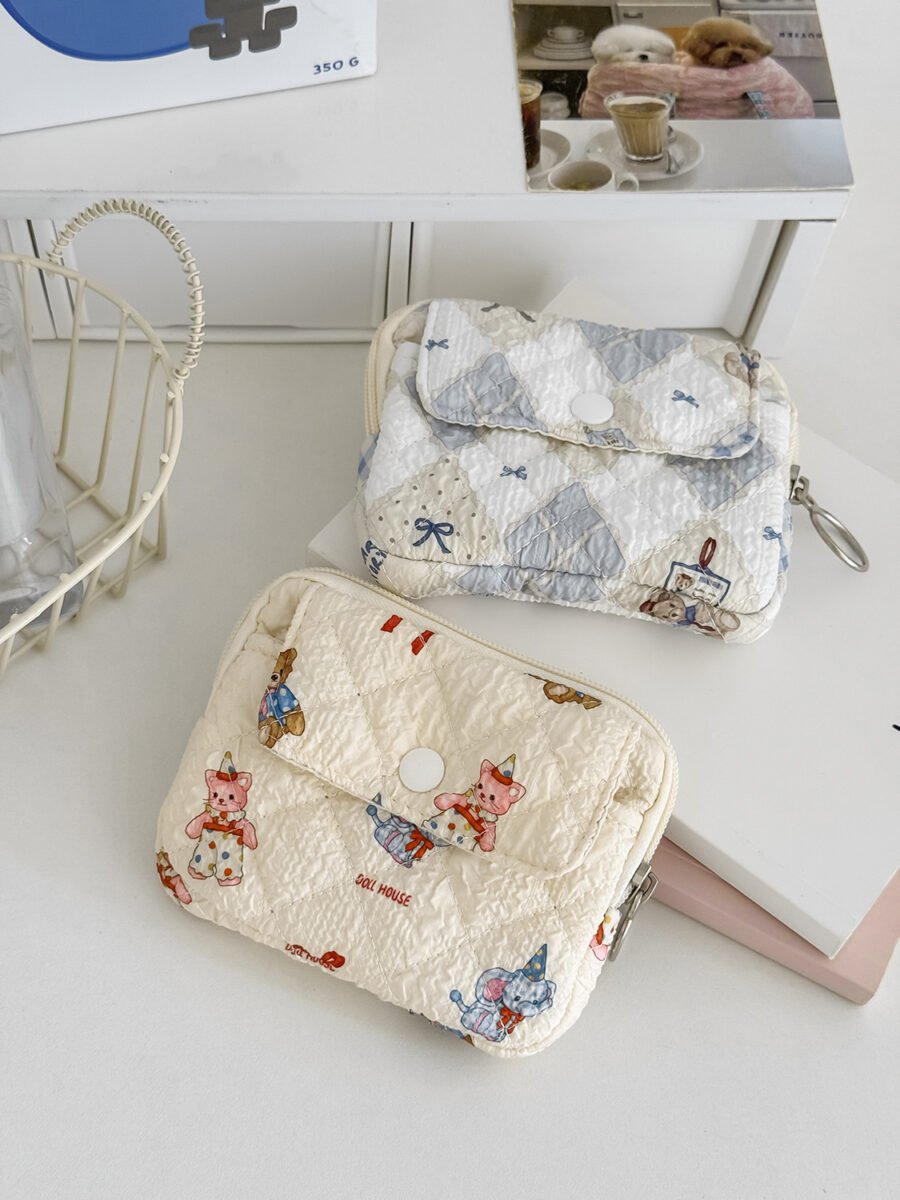 cross border hidden coin purse cute cartoon print portable multifunctional lipstick id coin key storage pouch cross border hidden coin purse cute cartoon print portable multifunctional lipstick id coin key storage pouch