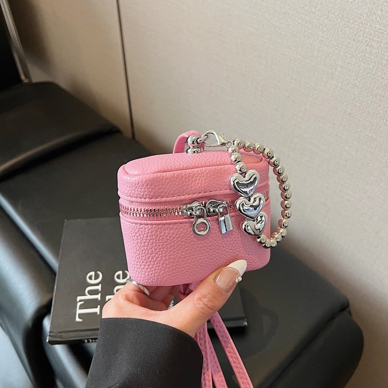 2025 mini headphone bag atmosphere halterneck small bag fashionable bag hanging korean coin purse lipstick bag crossbody bag 2025 mini headphone bag atmosphere halterneck small bag fashionable bag hanging korean coin purse lipstick bag crossbody bag