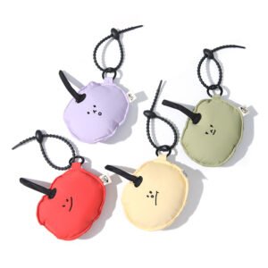 korean version of soft anti drop headphone case cute expression fruit mini storage bag airpods can be used with headphone case