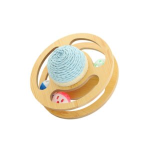 sisal cat ball grab, durable and lint free, planetary orbital cat spin table, cat borement relief, bell ball, roly poly toy